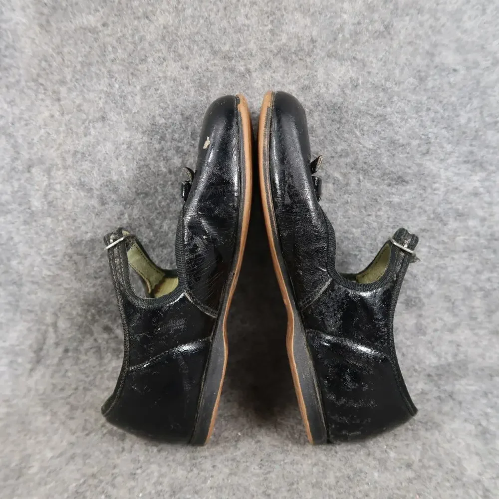 Dress Shoes Toddler Baby 4 Mary Jane Classic Black Buckle Strap Retro Girls Bow